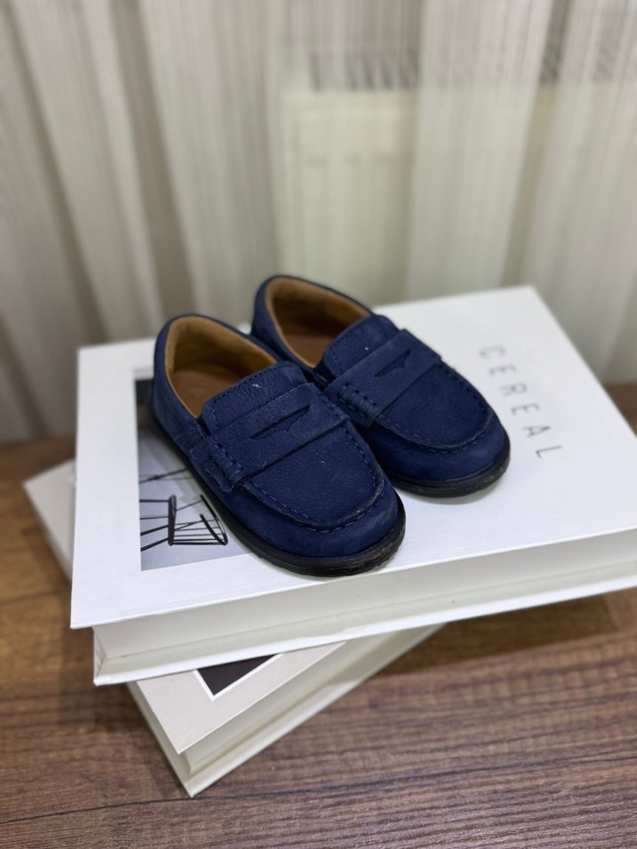 Mavi Süet Erkek Çocuk Özel Ayakkabı - Görsel 3