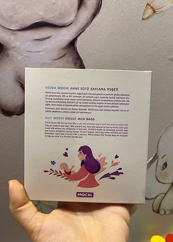 Mochi Anne Süt Saklama Poşeti 25'li - Görsel 2