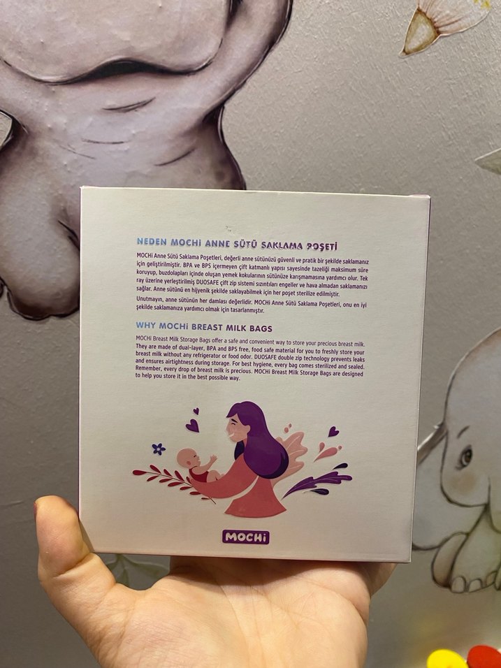 Mochi Anne Süt Saklama Poşeti 25'li - Görsel 2