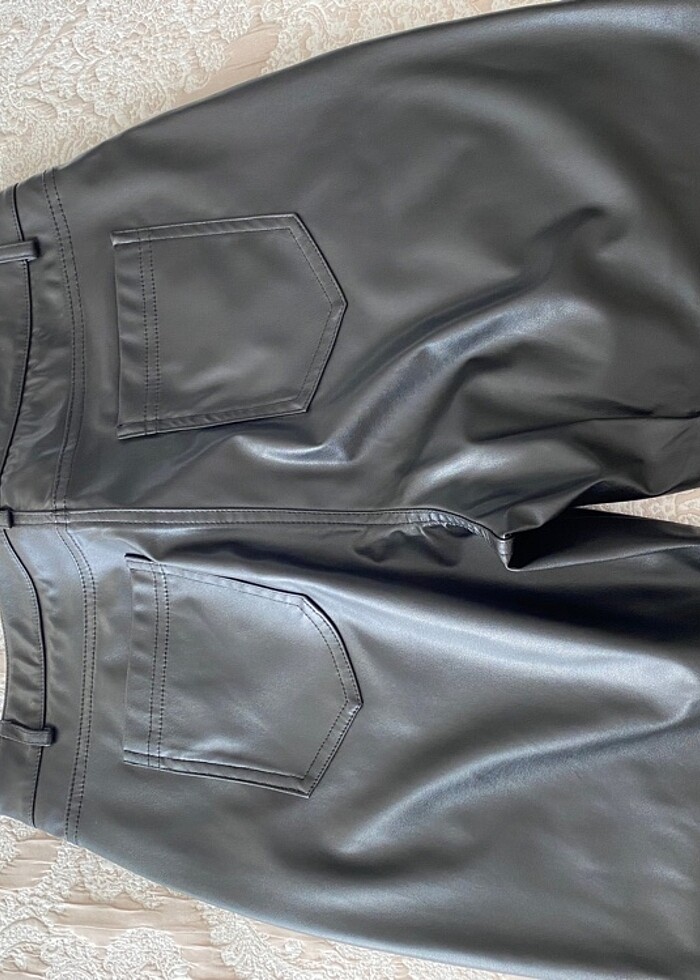 Pierre cardin deri pantolon - Görsel 2