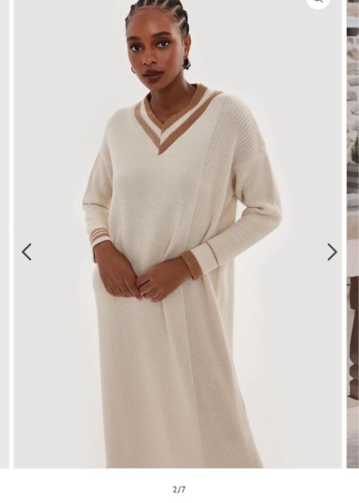 Kadriye Baştürk triko elbise - Görsel 2