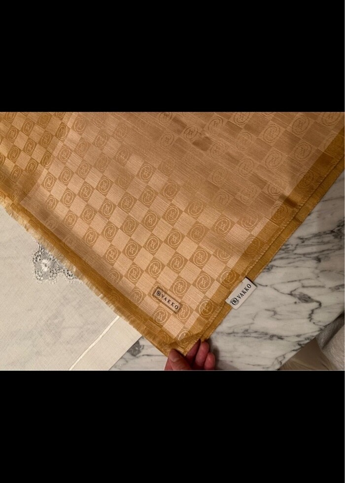 Vakko iki renkli şal - Görsel 5