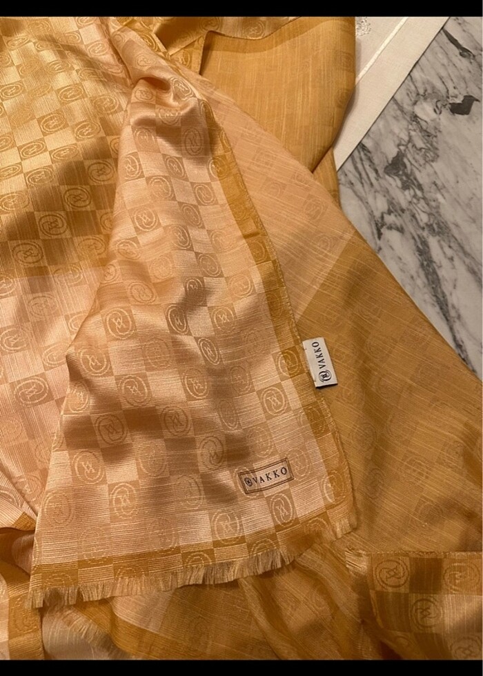 Vakko iki renkli şal - Görsel 4