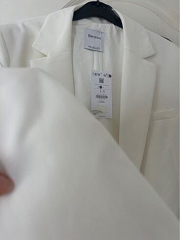 s Beden beyaz Renk Beyaz blazer ceket