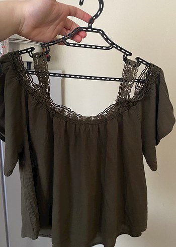 Dantel Detaylı  Bohem Kadın Bluz - Görsel 5