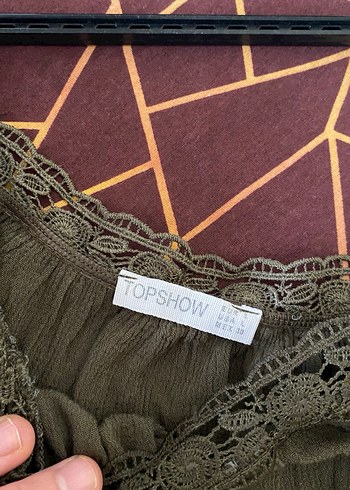 Dantel Detaylı  Bohem Kadın Bluz - Görsel 4