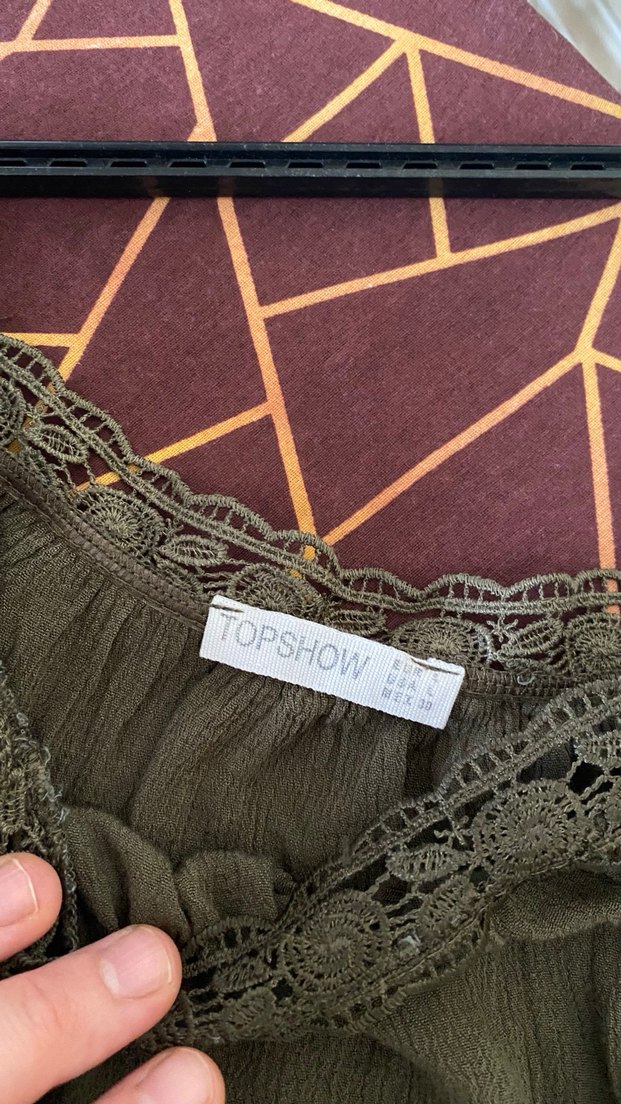 Dantel Detaylı  Bohem Kadın Bluz - Görsel 4