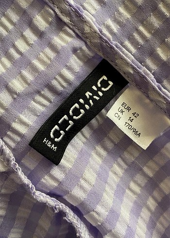 HM mor Straplez elbise - Görsel 2