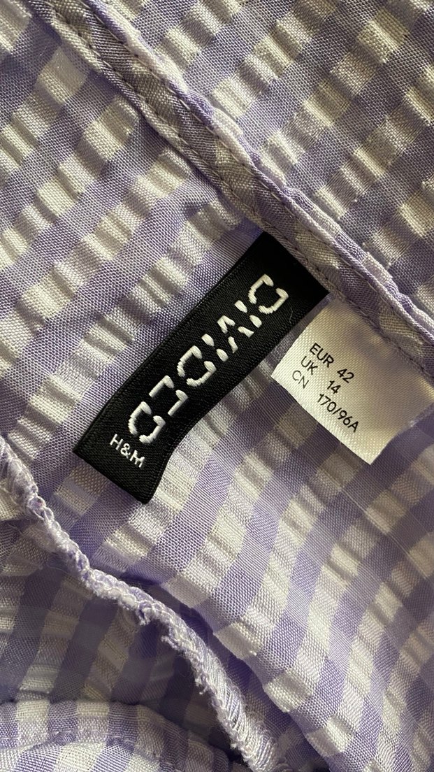 HM mor Straplez elbise - Görsel 2