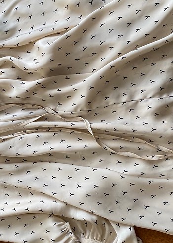 HM V Yaka Düğmeli Bohem Kadın Bluz - Görsel 7