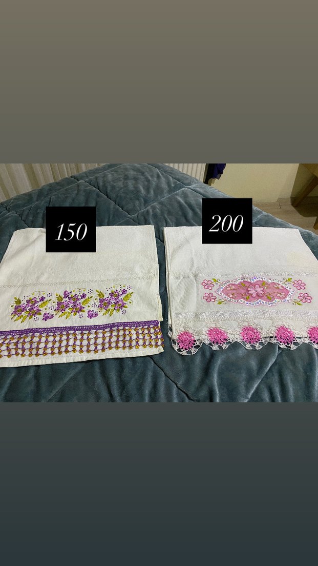 Nakışlı el örgüsü   Havlu Çeşitleri - Görsel 2