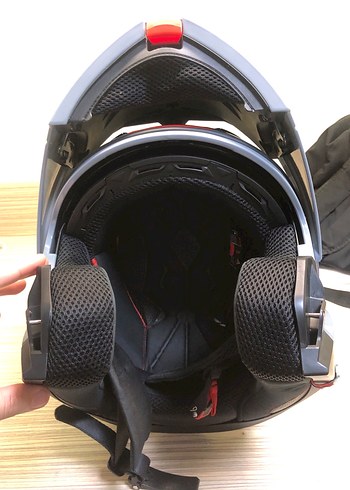 Sıfır yarı açılır kask - Görsel 4