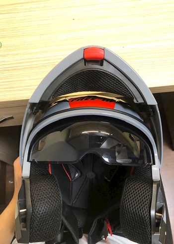 Sıfır yarı açılır kask - Görsel 3