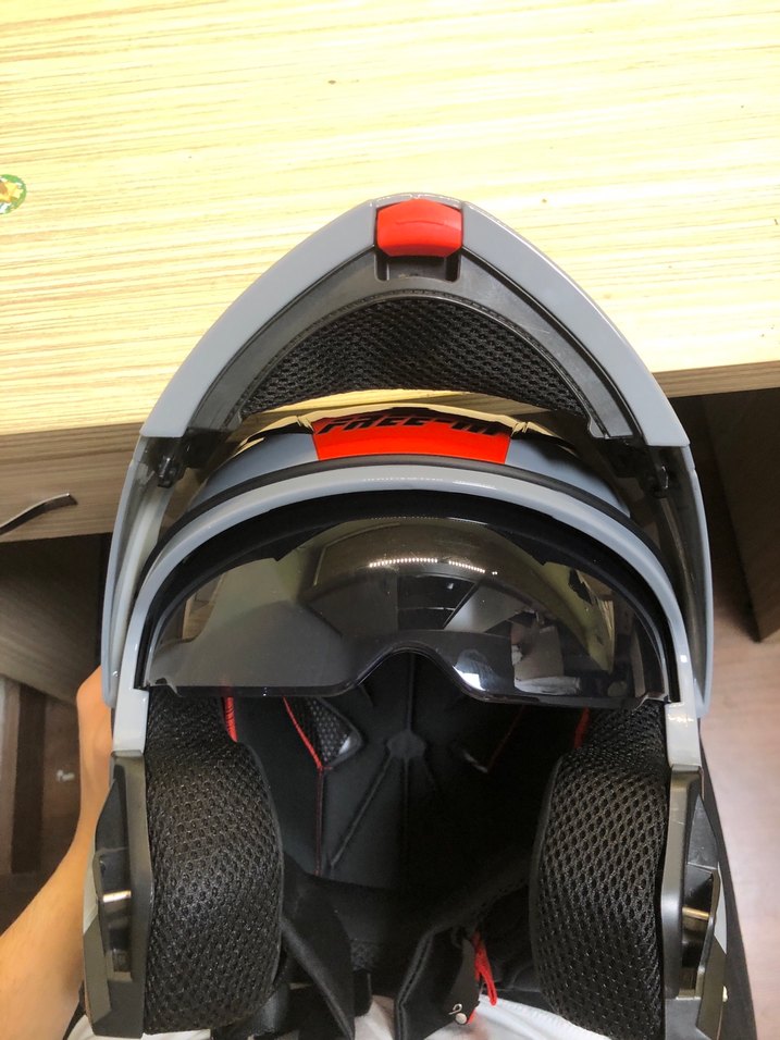 Sıfır yarı açılır kask - Görsel 3