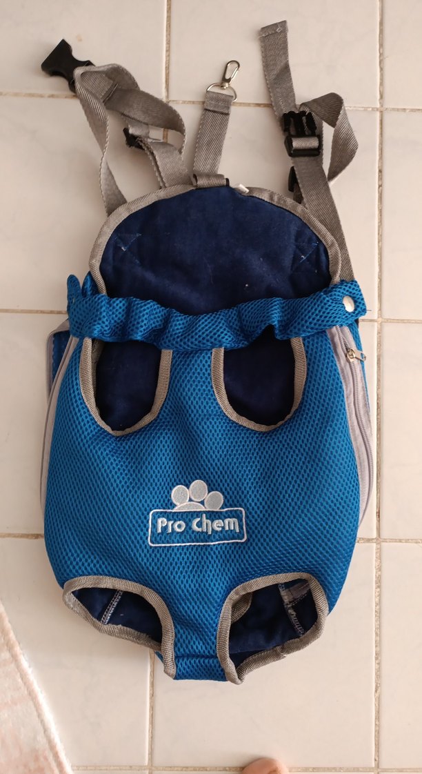 Sıfır ürün hiç kullanılmadiMavi ve Gri kedi taşıyıcı - Görsel 3