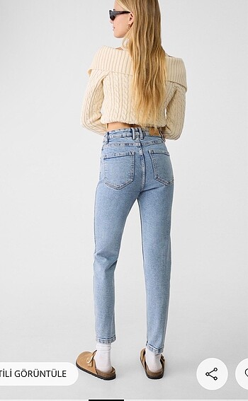 Stradivarius mom slim jean
