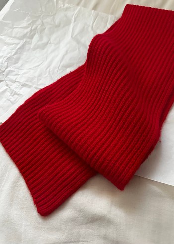 Kırmızı Kadın Triko Kazak - Görsel 2