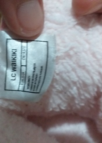 Kız Çocuk Beyaz Nakışlı Sıcak Peluş Terlik - Görsel 2