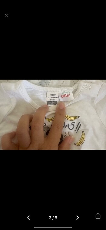 3-6 Ay Beden Lcw tshirt