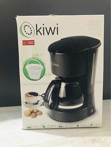 Kiwi filtre kahve makinesi