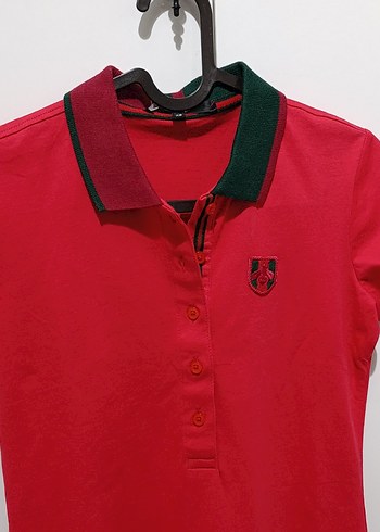 xs Beden xs kırmızı polo yaka elbise