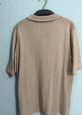 Only&Sons Erkek Bej Keten Polo Yaka Tişört - Görsel 4