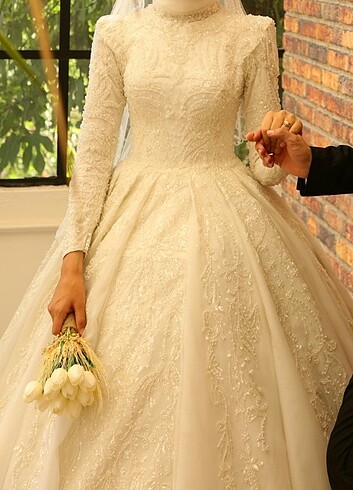 Prenses model gelinlik