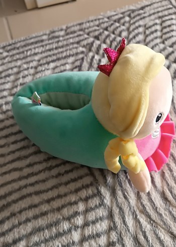 Pastel Renkli Prenses Bebek panduf - Görsel 2