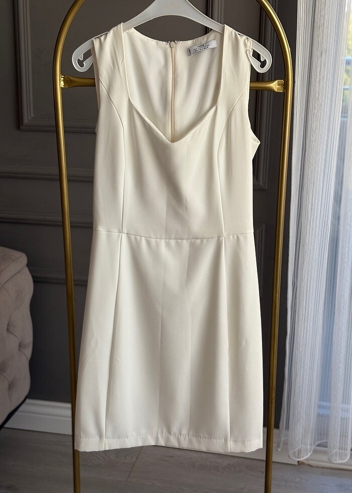 BEYAZ MANGO ELBİSE - Görsel 2