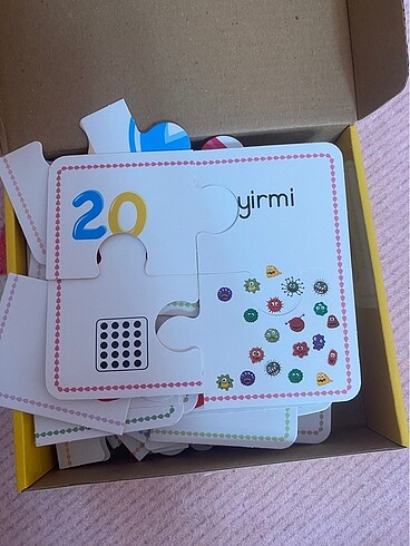 Beden Renk Eğitici 2li puzzel