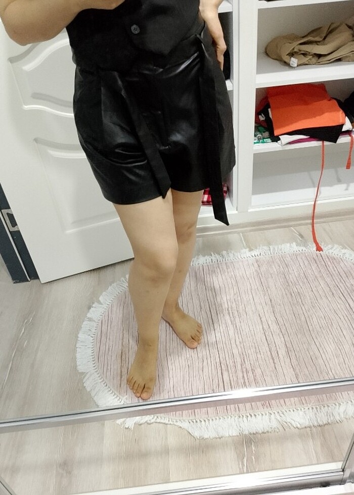 Deri şort  - Görsel 3