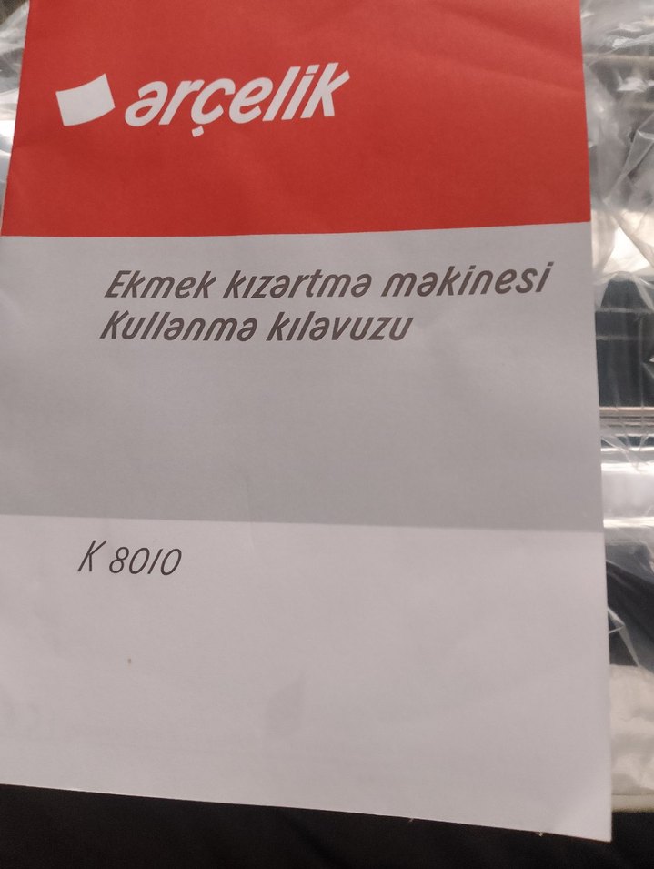 Arçelik K 8010 Kırmızı Ekmek Kızartma Makinesi - Görsel 4