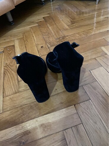 Shoe Tek Süet topuklu