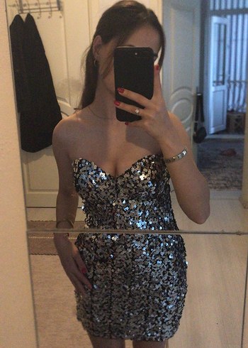Zara Payetli elbise