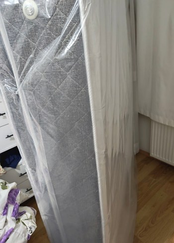 Gri Düz Desen çift kişilik Yatak - Görsel 2