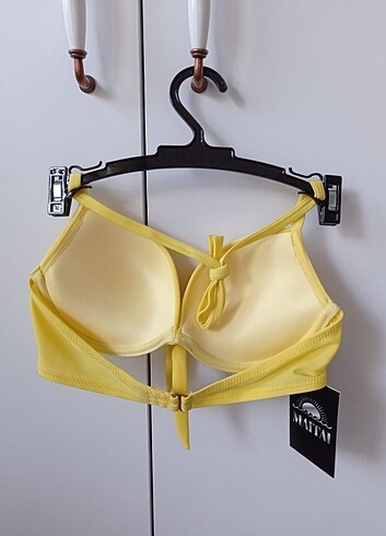 36 Beden sarı Renk Bikini takımı