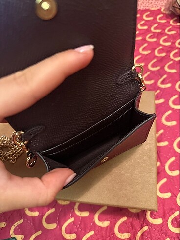 Beden bordo Renk Coach mini canta