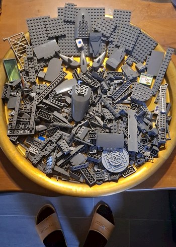 Diğer Gri Lego Parçaları Seti orjinal 701 gram | Gardrops
