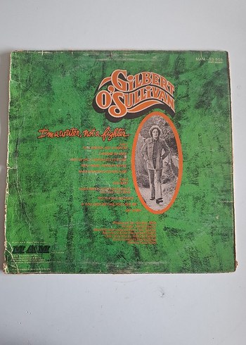 Gilbert O'Sullivan Albüm 33'lp plak - Görsel 2
