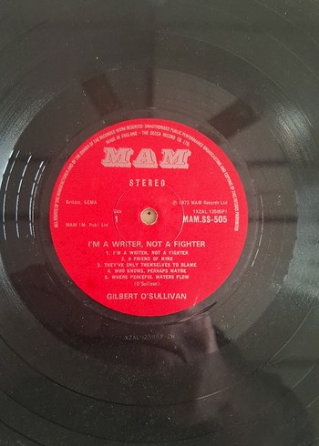 Gilbert O'Sullivan Albüm 33'lp plak - Görsel 4