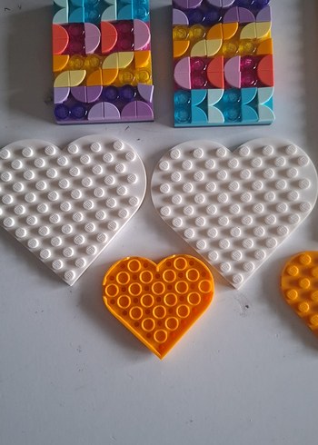 Çok Renkli Lego Seti Kalp ve Plakalar orjinal - Görsel 6