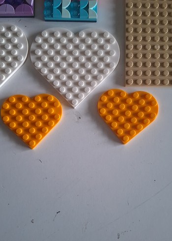 Çok Renkli Lego Seti Kalp ve Plakalar orjinal - Görsel 7