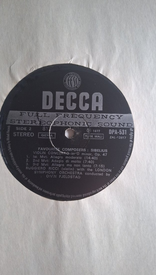 Sibelius 2LP Set - Finlandia ve Diğer Eserler plak - Görsel 5