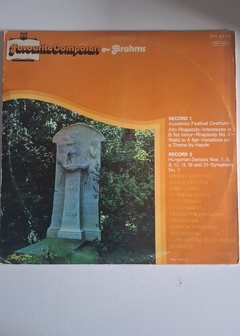 Brahms 2LP Albüm - Klasik Müzik Koleksiyonu - Görsel 2
