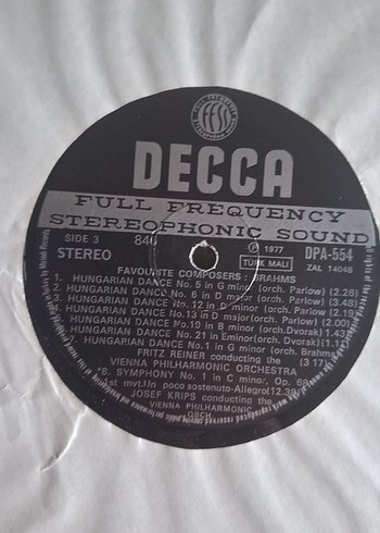 Brahms 2LP Albüm - Klasik Müzik Koleksiyonu - Görsel 5