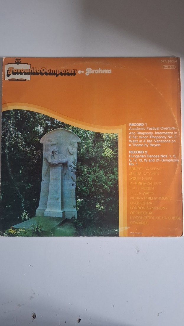 Brahms 2LP Albüm - Klasik Müzik Koleksiyonu - Görsel 2