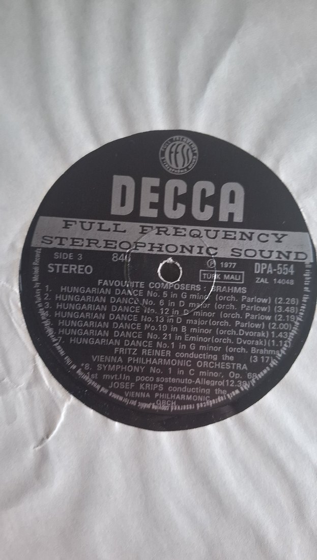 Brahms 2LP Albüm - Klasik Müzik Koleksiyonu - Görsel 5