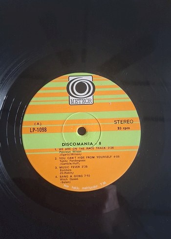 Discomania plak lp 1098 - Görsel 5