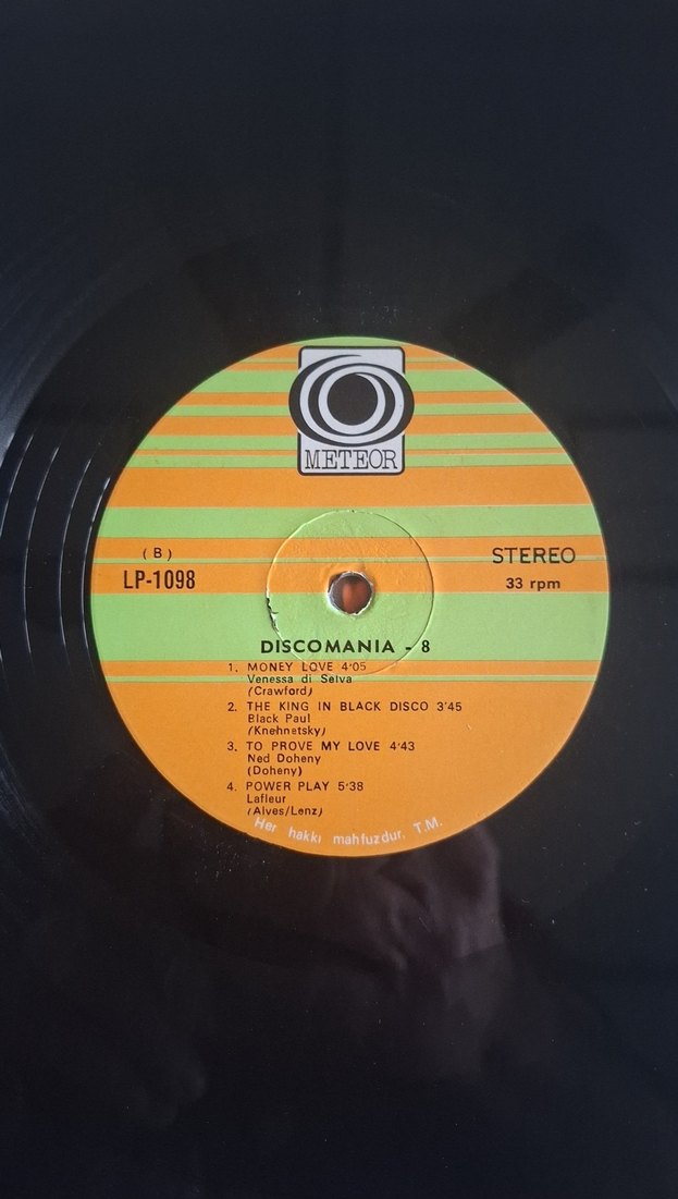 Discomania plak lp 1098 - Görsel 3