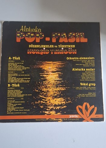 Alaturka Pop-Fasıl Müzik Plak Albümü - Görsel 2